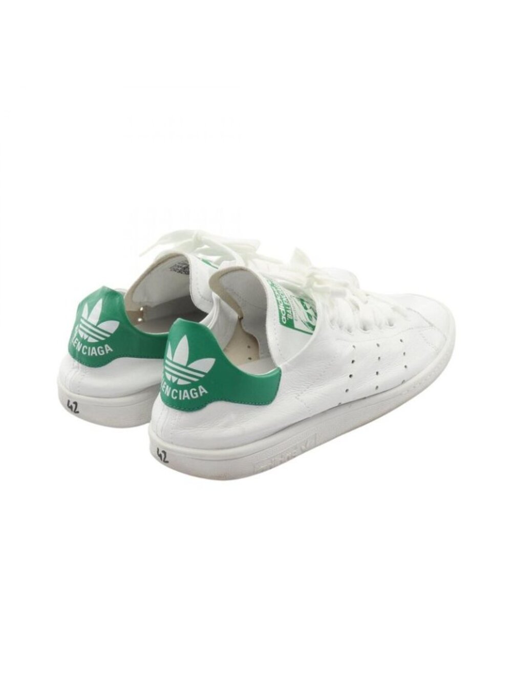 Balenciaga Sneakers Adidas Stan Smith White Green - Picture 2 of 11